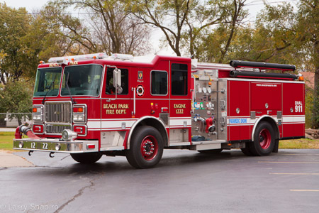 Beach Park Fire Protection District 2008 Seagrave Maurauder II engine